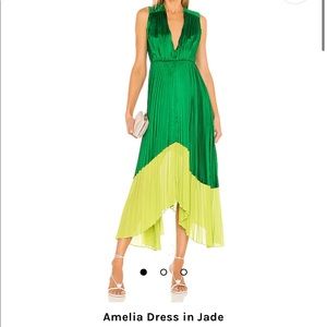 AMUR Amelia Dress in Jade